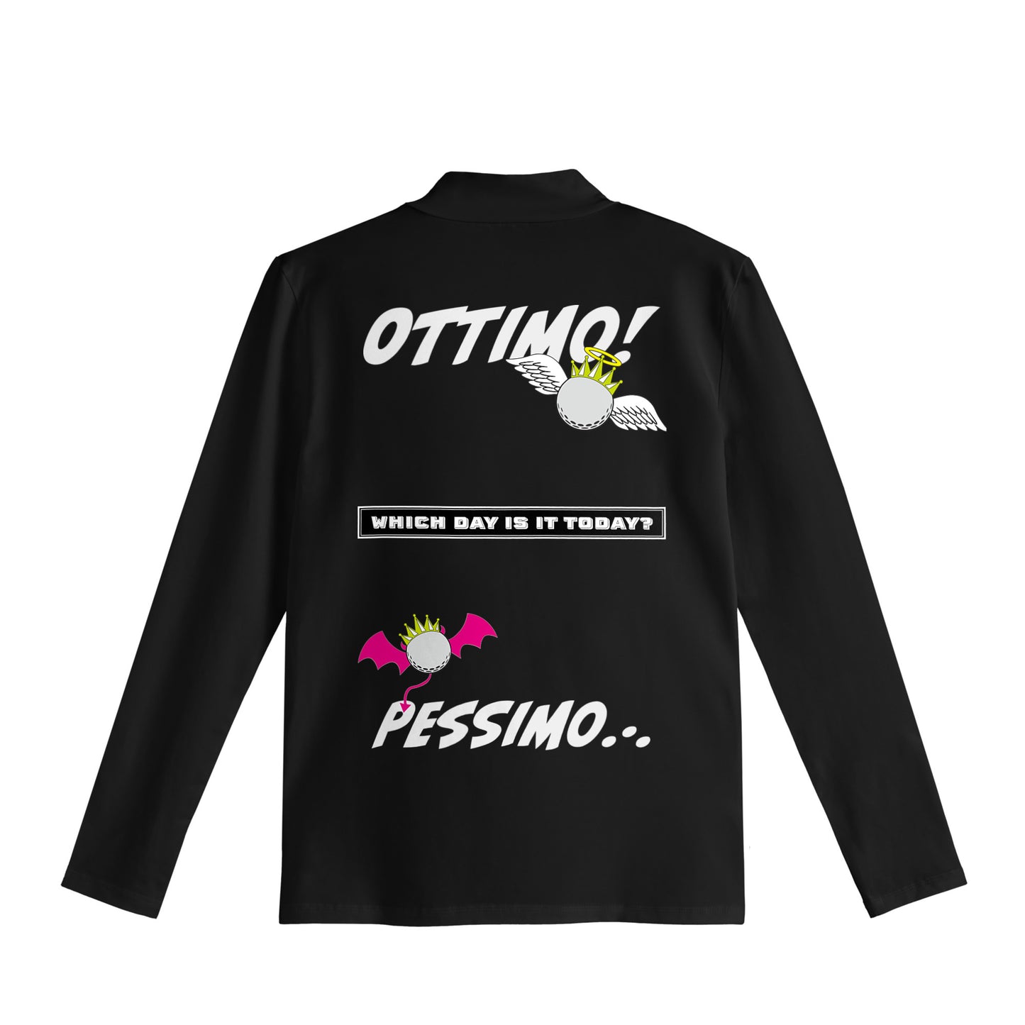モックネックストレッチシャツ black image