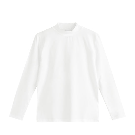 モックネックストレッチシャツ white image