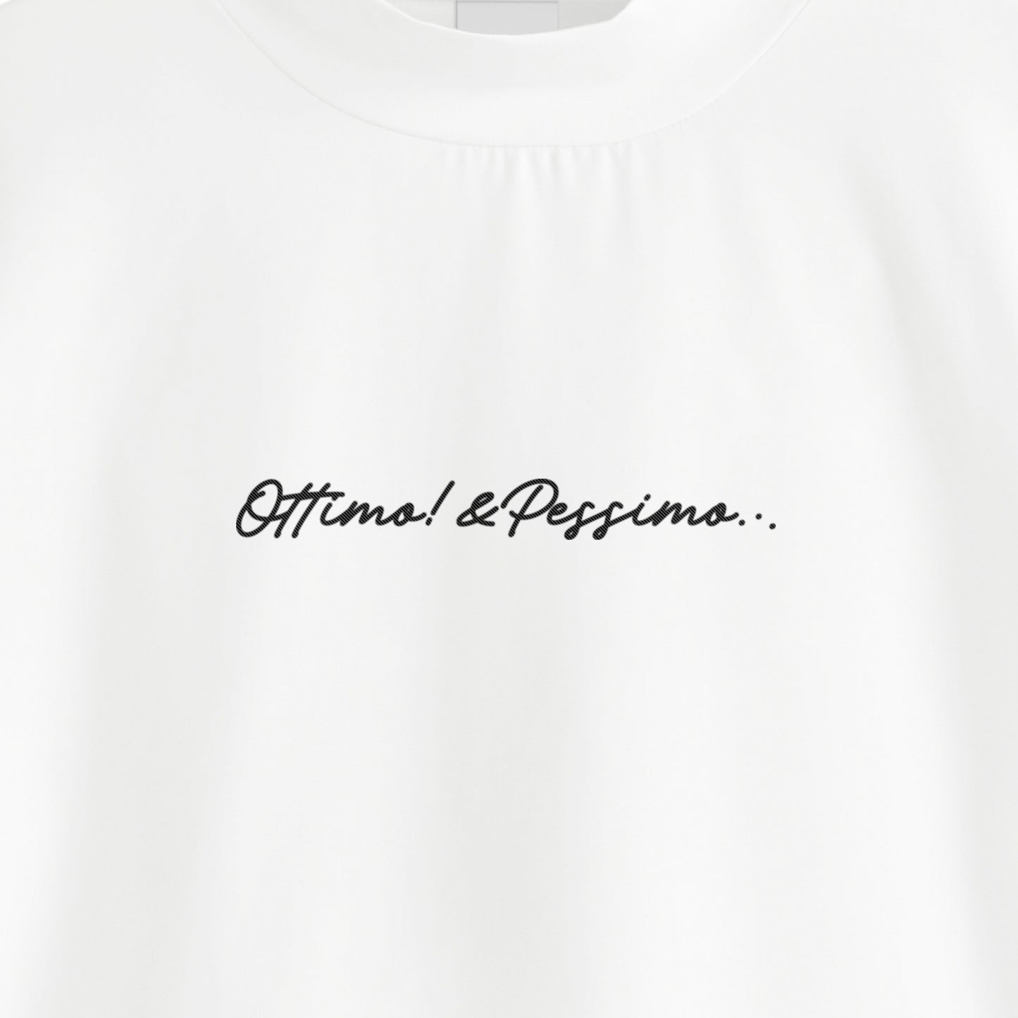 モックネック ロングスリーブ white image