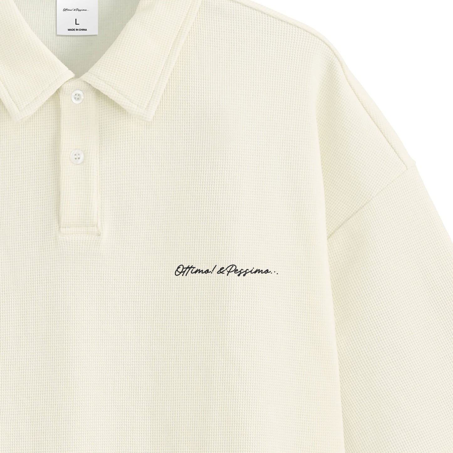 ワッフルポロ~Ottimmo!&Pessimo... Logo~ ivory image