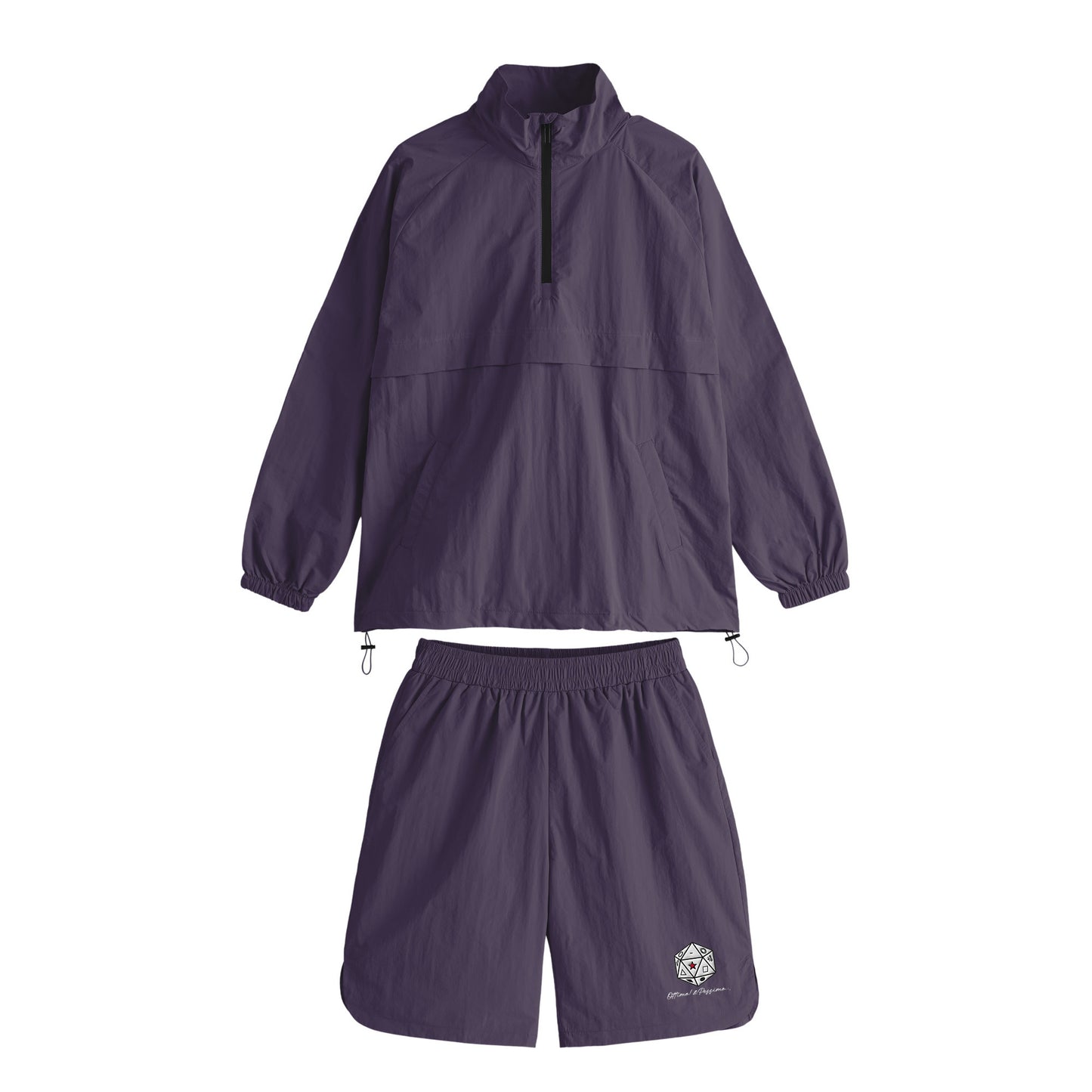 ナイロンセットアップ purple image