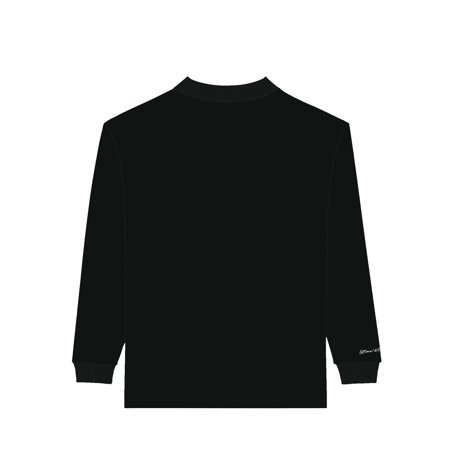 モックネック ロングスリーブシャツ black image