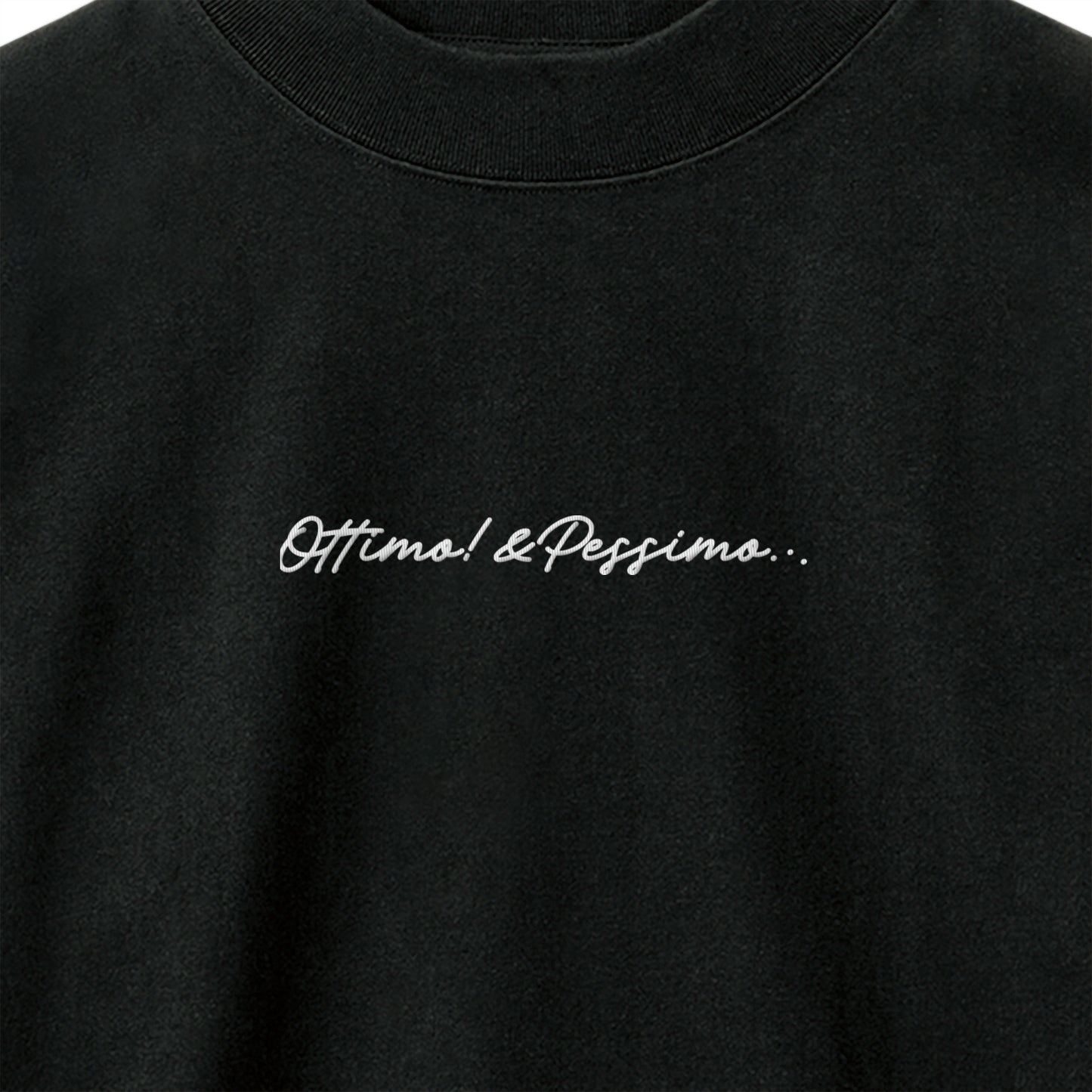 モックネック ロングスリーブシャツ black image