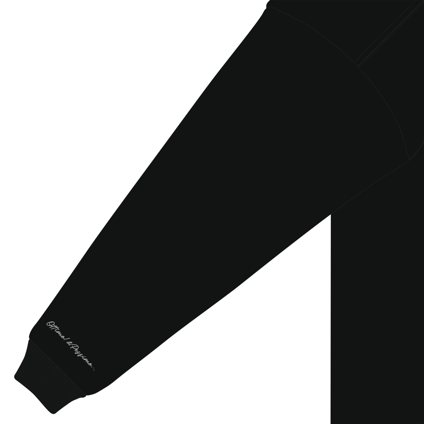 モックネック ロングスリーブシャツ black image