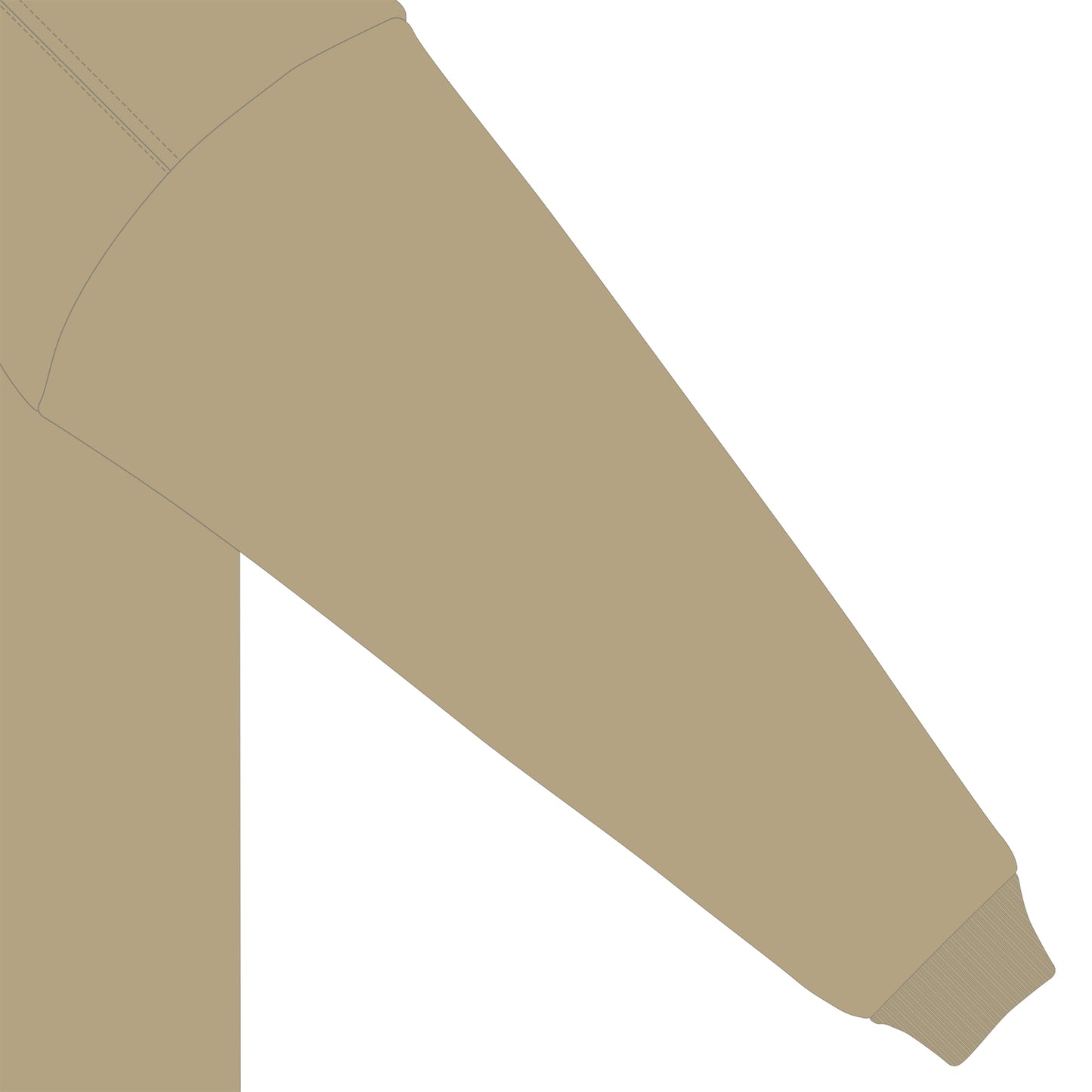 モックネックロングスリーブシャツ クラウンボールプリント sand-khaki image