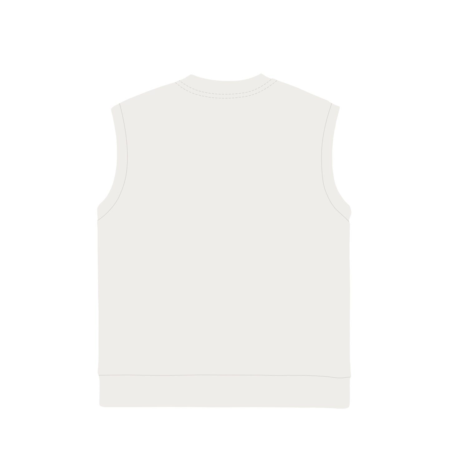 ニットベスト off-white image