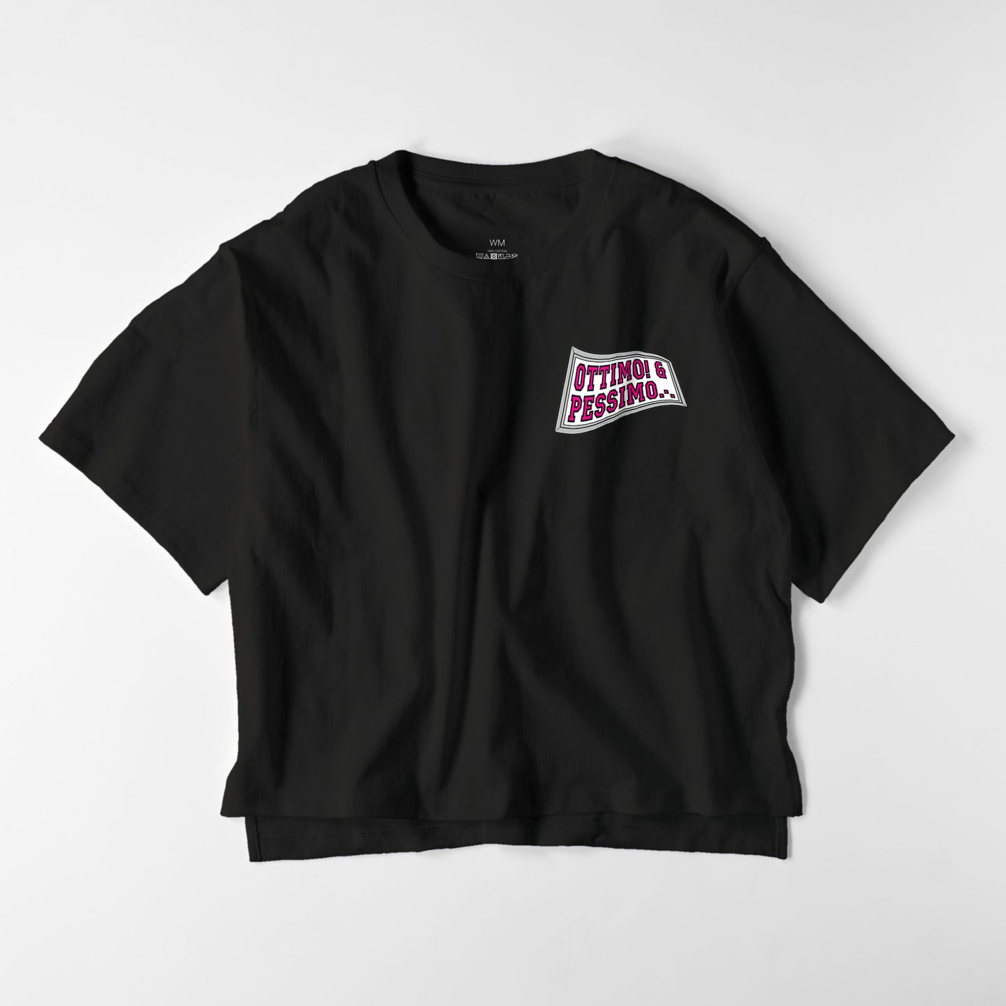 レディースビックシルエットT フラッグロゴ black image