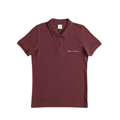 レディースポロ burgundy image