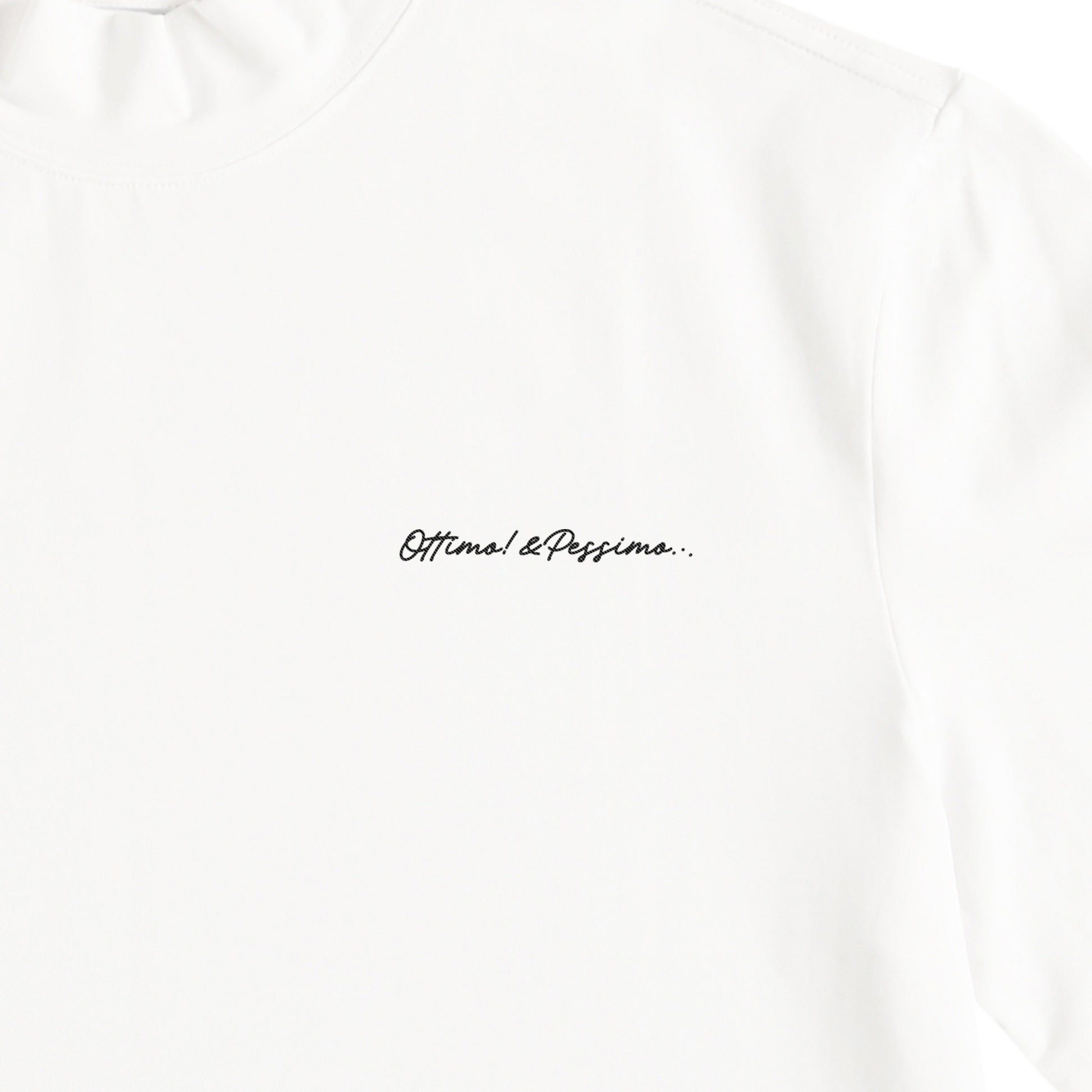 ストレッチモックネックTシャツ white image