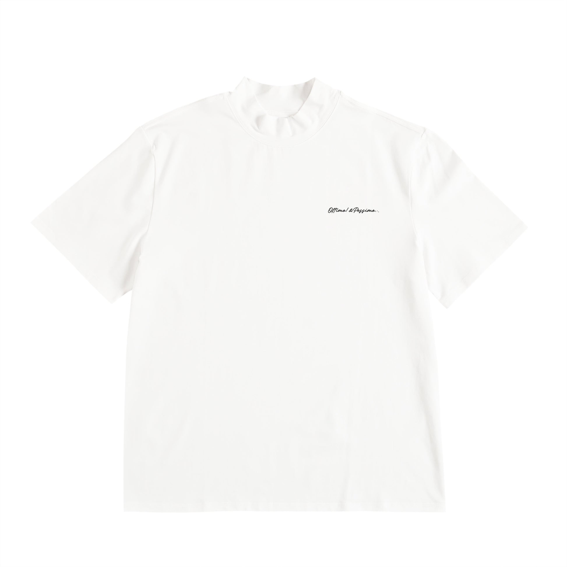 ストレッチモックネックTシャツ white image