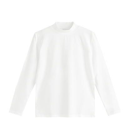 ストレッチモックネックシャツ white image