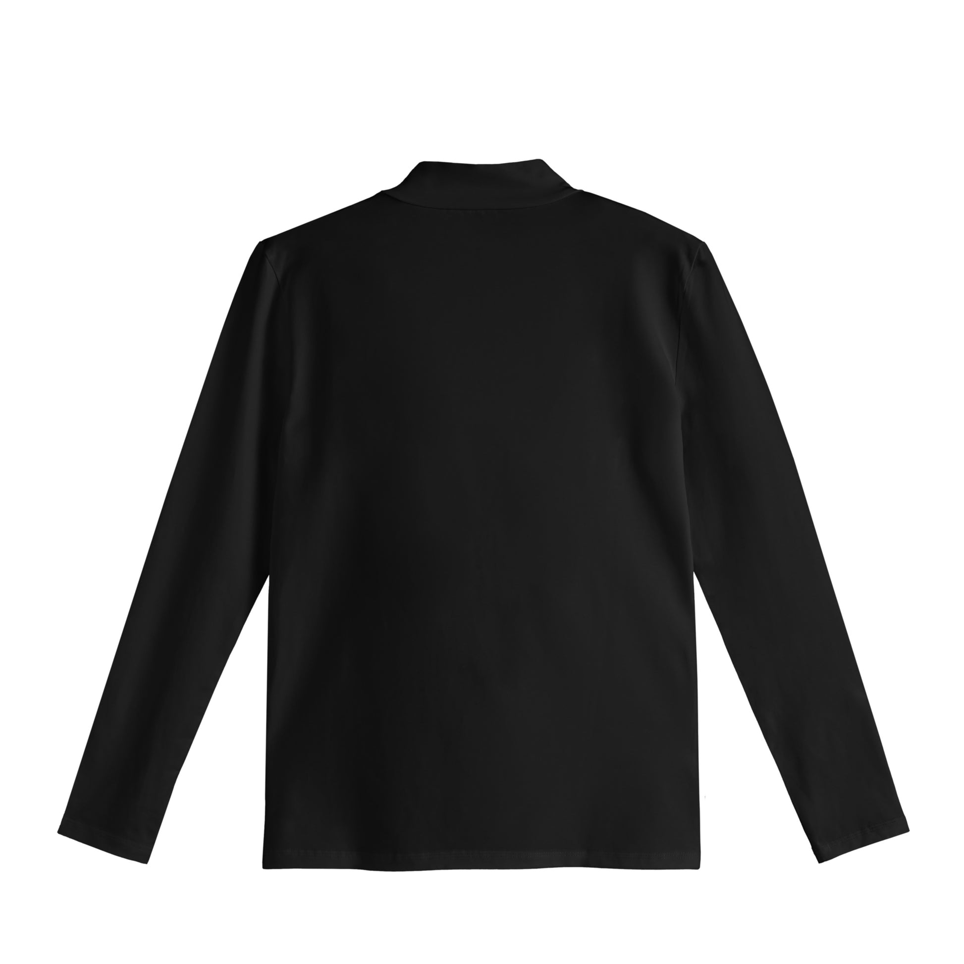 モックネック　ロングスリーブ black image