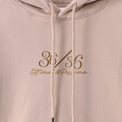厚手裏起毛ビッグシルエットパーカー　『36/36』 beige image