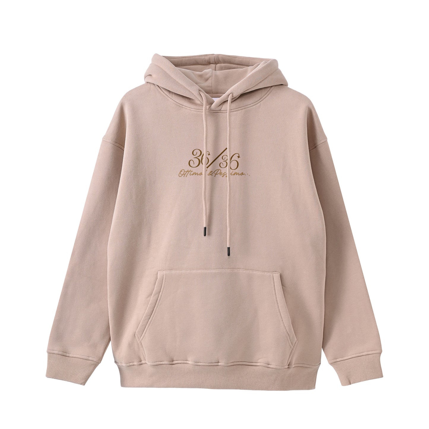厚手裏起毛ビッグシルエットパーカー　『36/36』 beige image