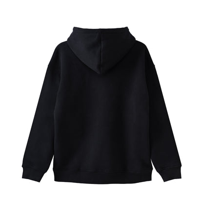 厚手裏起毛ビッグシルエットパーカー　『36/36』 black image