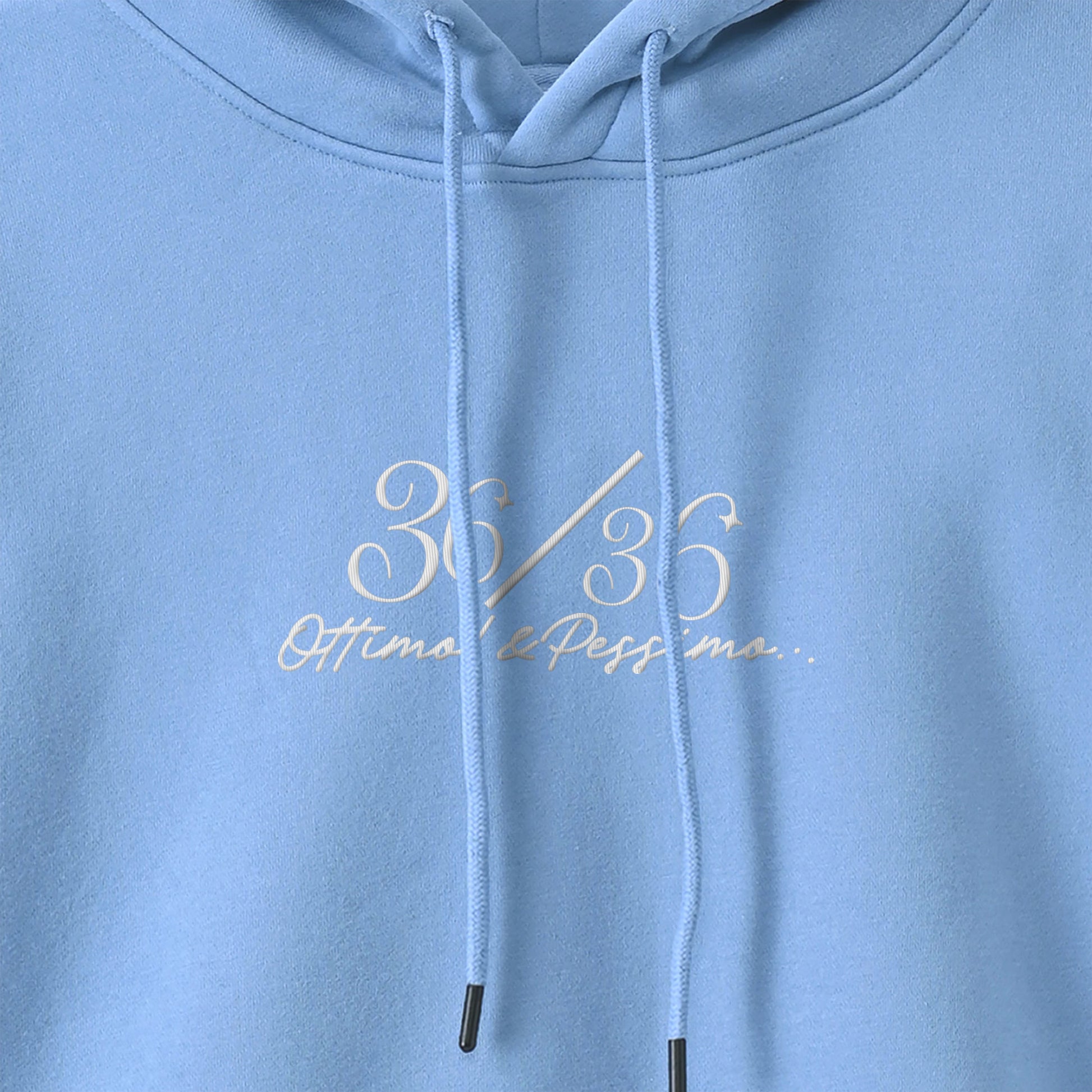 厚手裏起毛ビッグシルエットパーカー　『36/36』 blue image