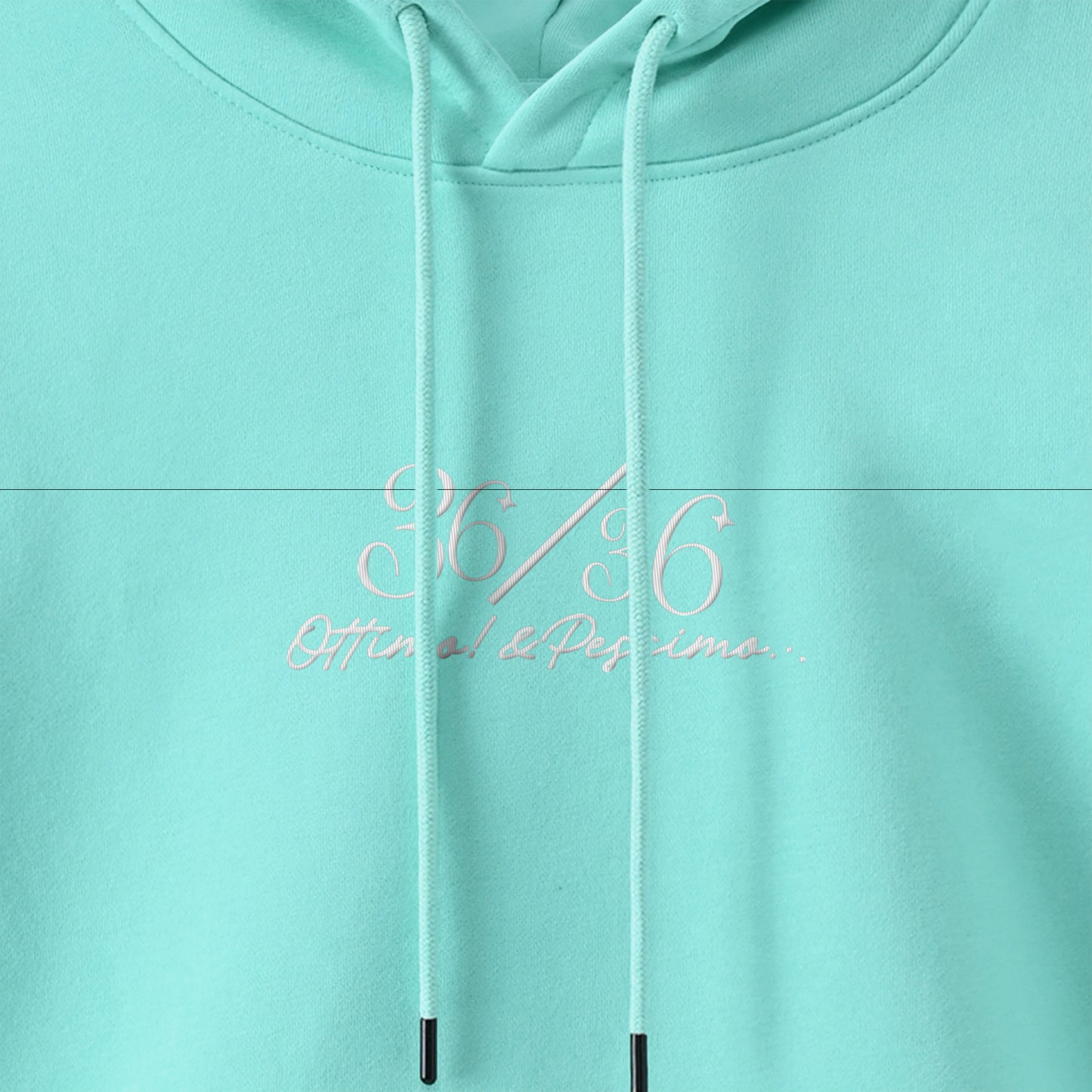 厚手裏起毛ビッグシルエットパーカー　『36/36』 emerald-green image