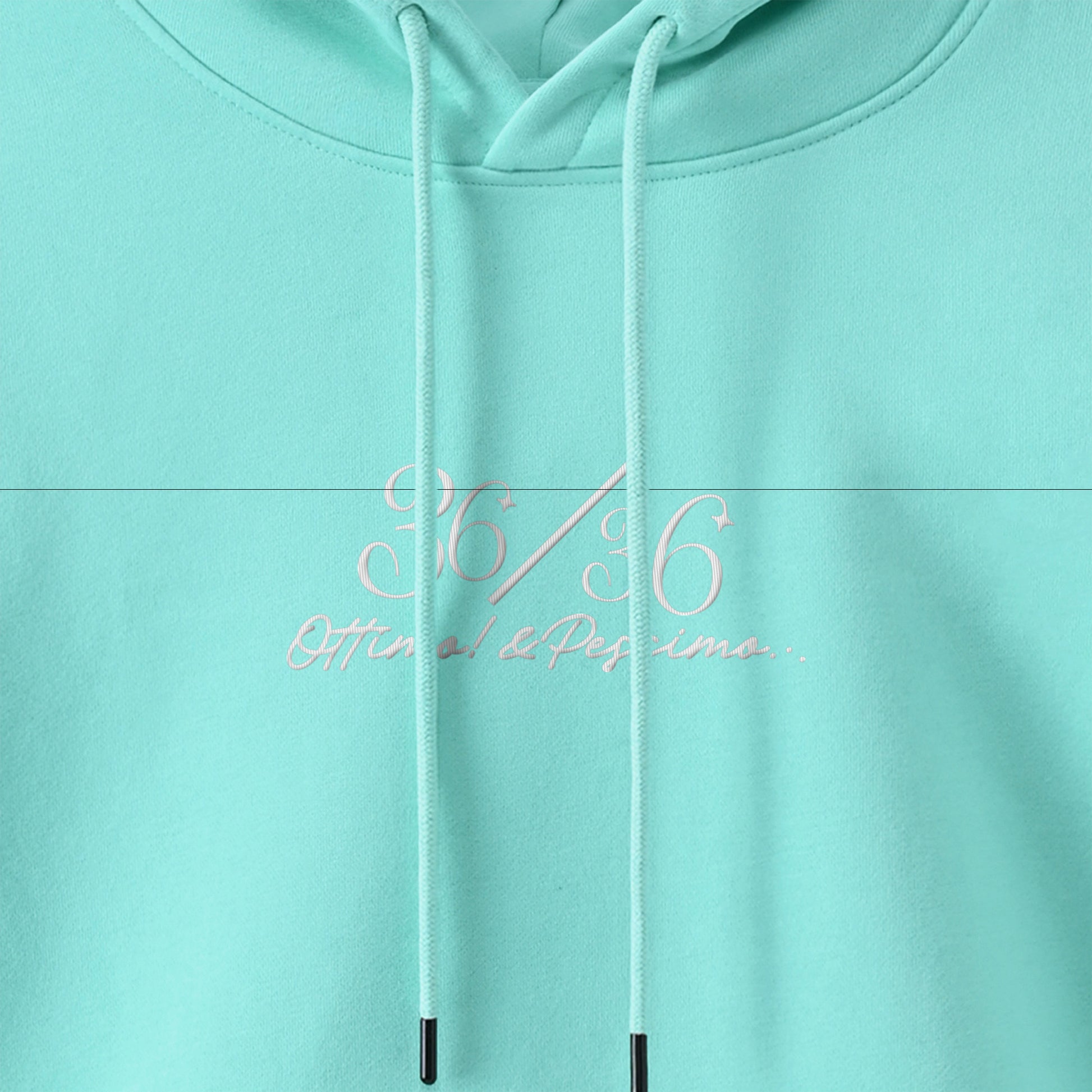 厚手裏起毛ビッグシルエットパーカー　『36/36』 emerald-green image