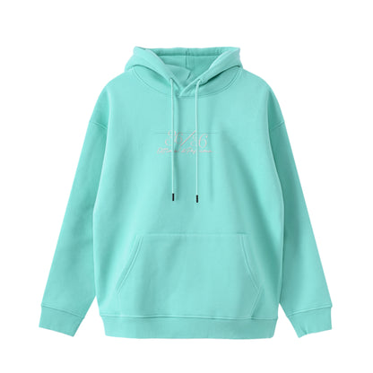 厚手裏起毛ビッグシルエットパーカー　『36/36』 emerald-green image