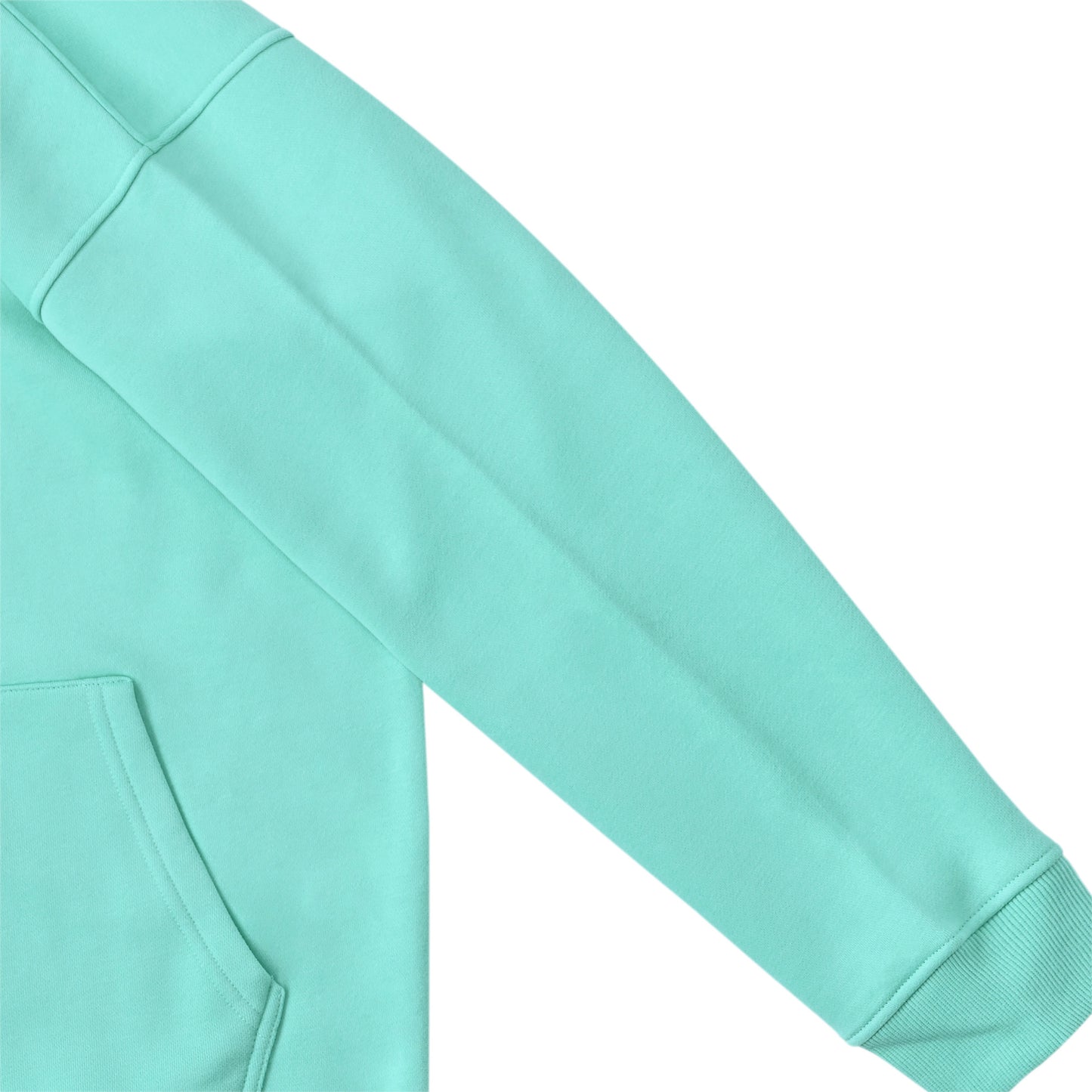 厚手裏起毛ビッグシルエットパーカー　『36/36』 emerald-green image