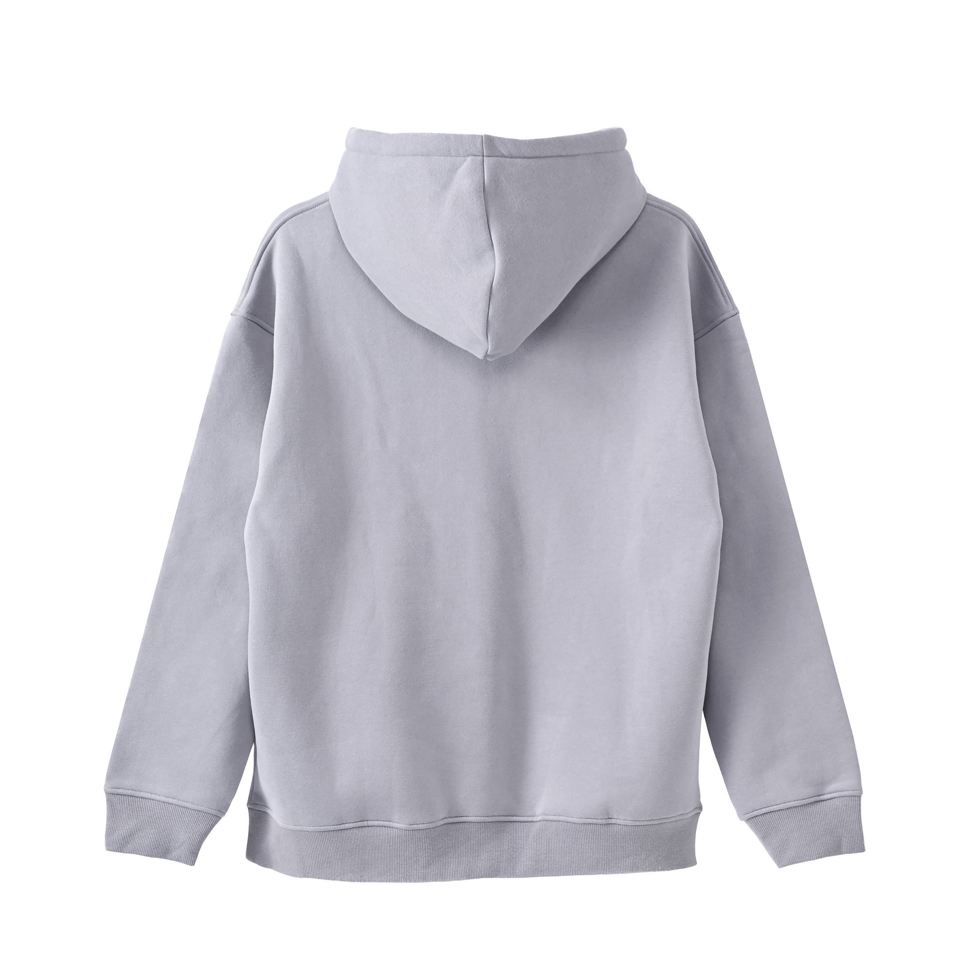 厚手裏起毛ビッグシルエットパーカー　『36/36』 pastel-gray image