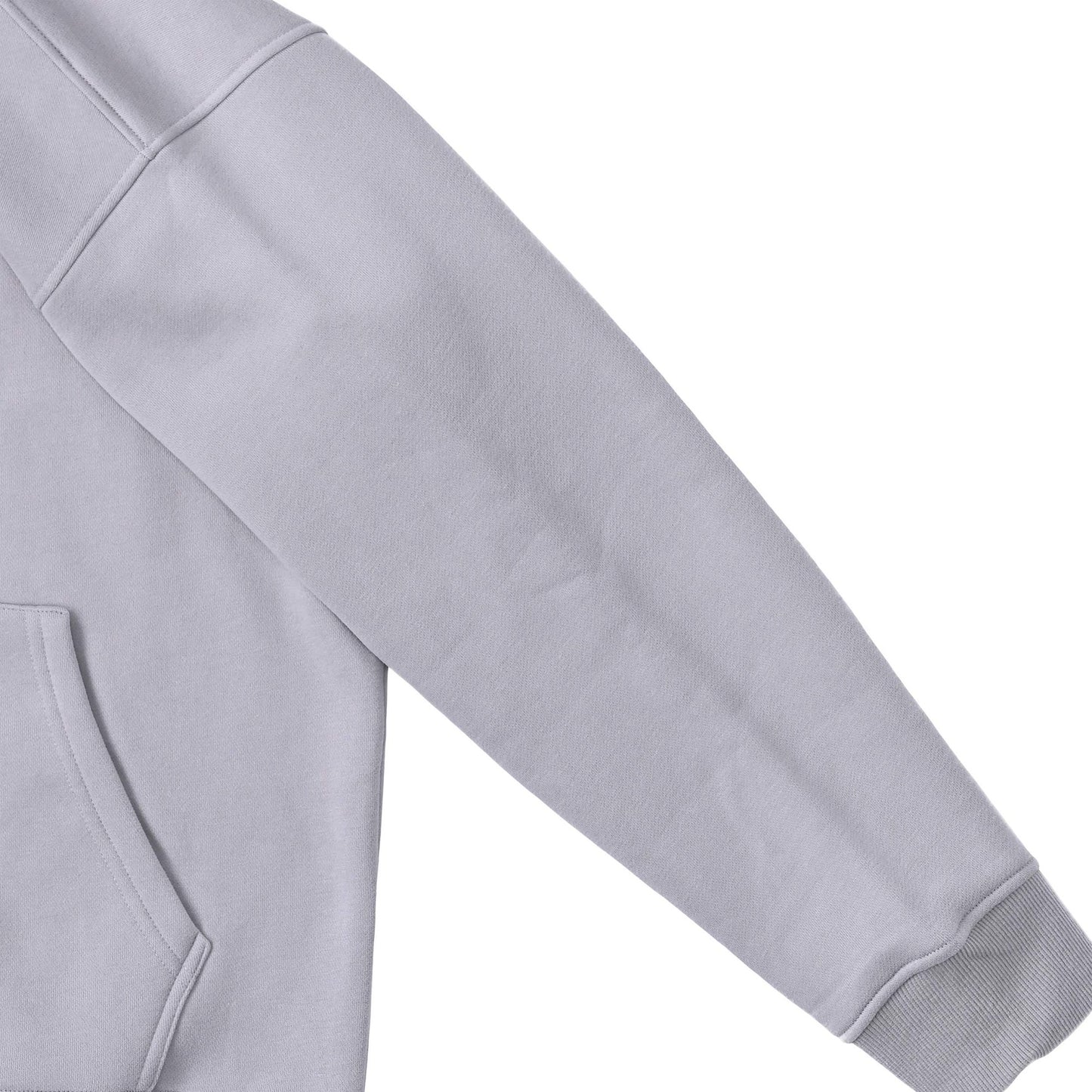厚手裏起毛ビッグシルエットパーカー　『36/36』 pastel-gray image