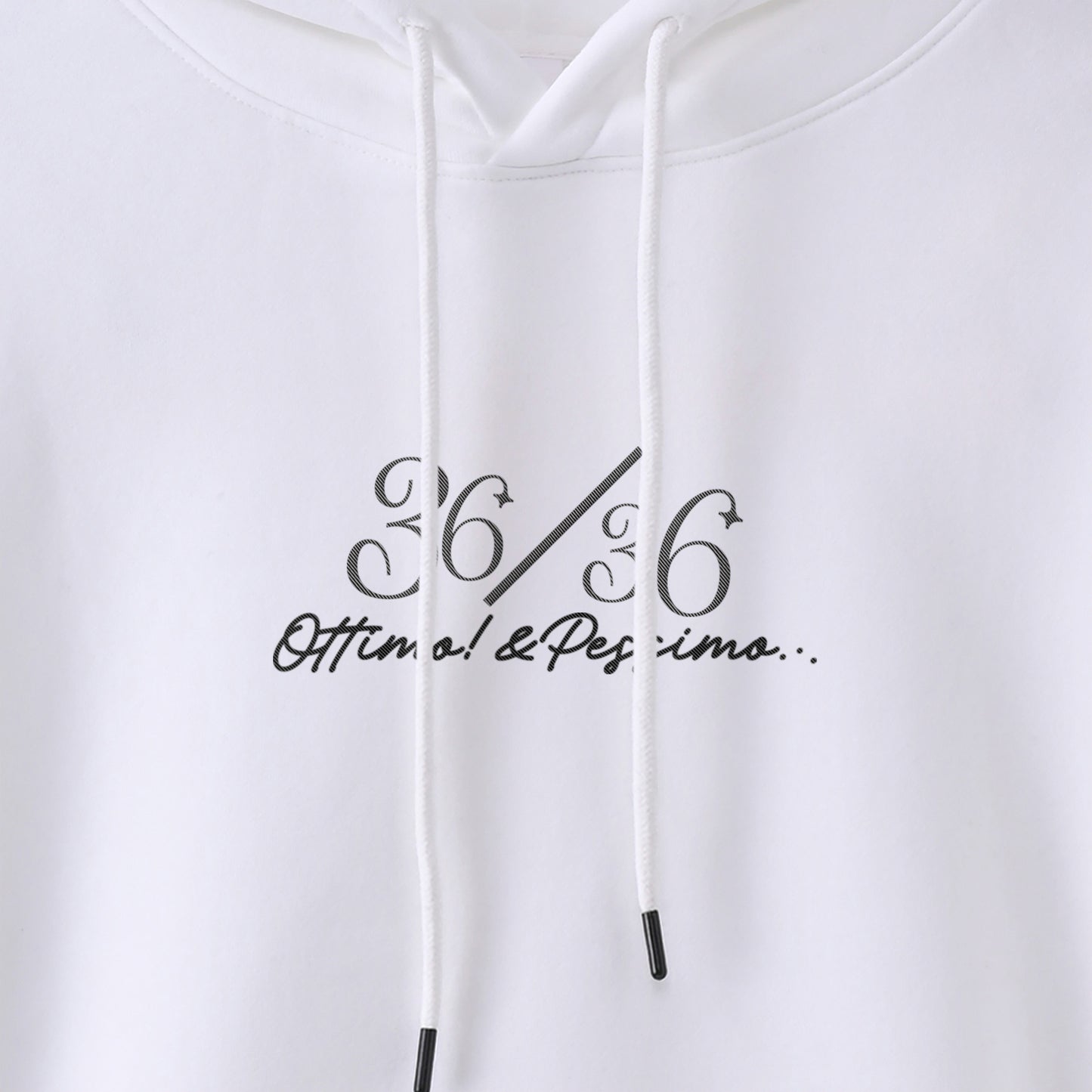 厚手裏起毛ビッグシルエットパーカー　『36/36』 white image