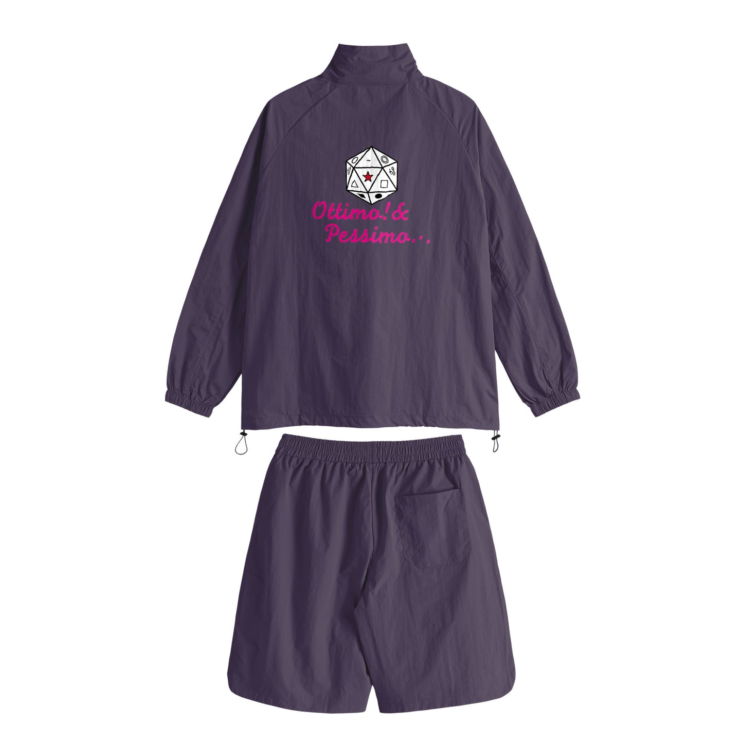 ナイロンセットアップ purple image