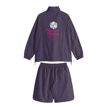 ナイロンセットアップ purple image