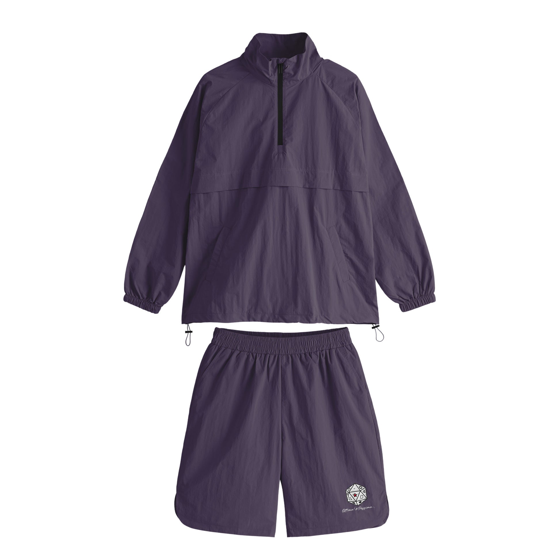 ナイロンセットアップ purple image