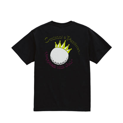 6.0オンスTシャツ　~Crown Ball Logo~ black image