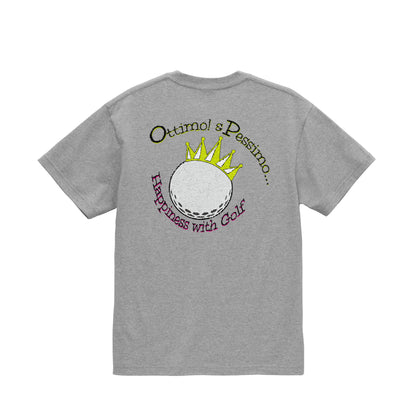6.0オンスTシャツ　~Crown Ball Logo~ mixed-gray image