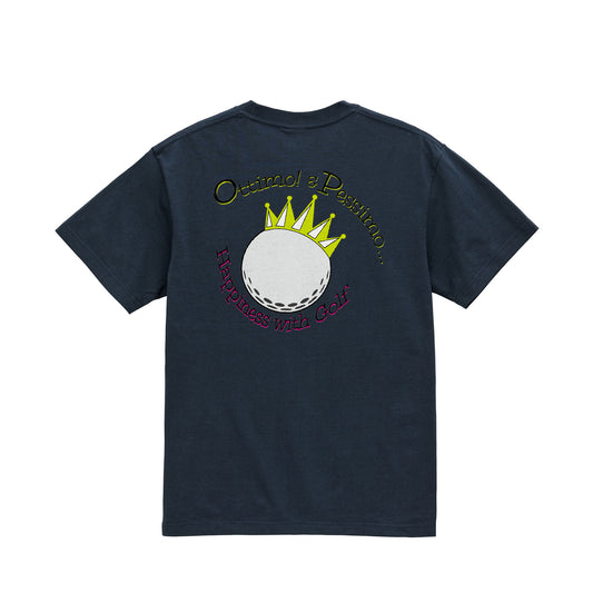 6.0オンスTシャツ　~Crown Ball Logo~ navy image