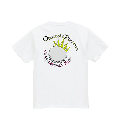 6.0オンスTシャツ　~Crown Ball Logo~ white image