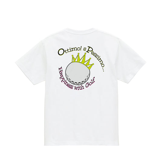 6.0オンスTシャツ　~Crown Ball Logo~ white image