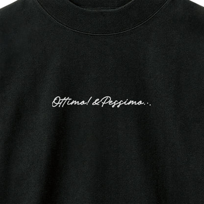 モックネック　ロングスリーブシャツ black image