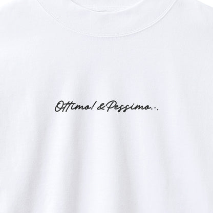モックネック　ロングスリーブシャツ white image