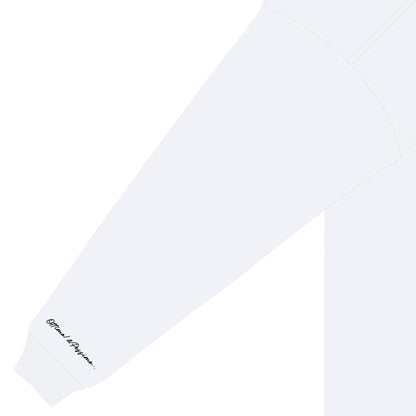 モックネック　ロングスリーブシャツ white image