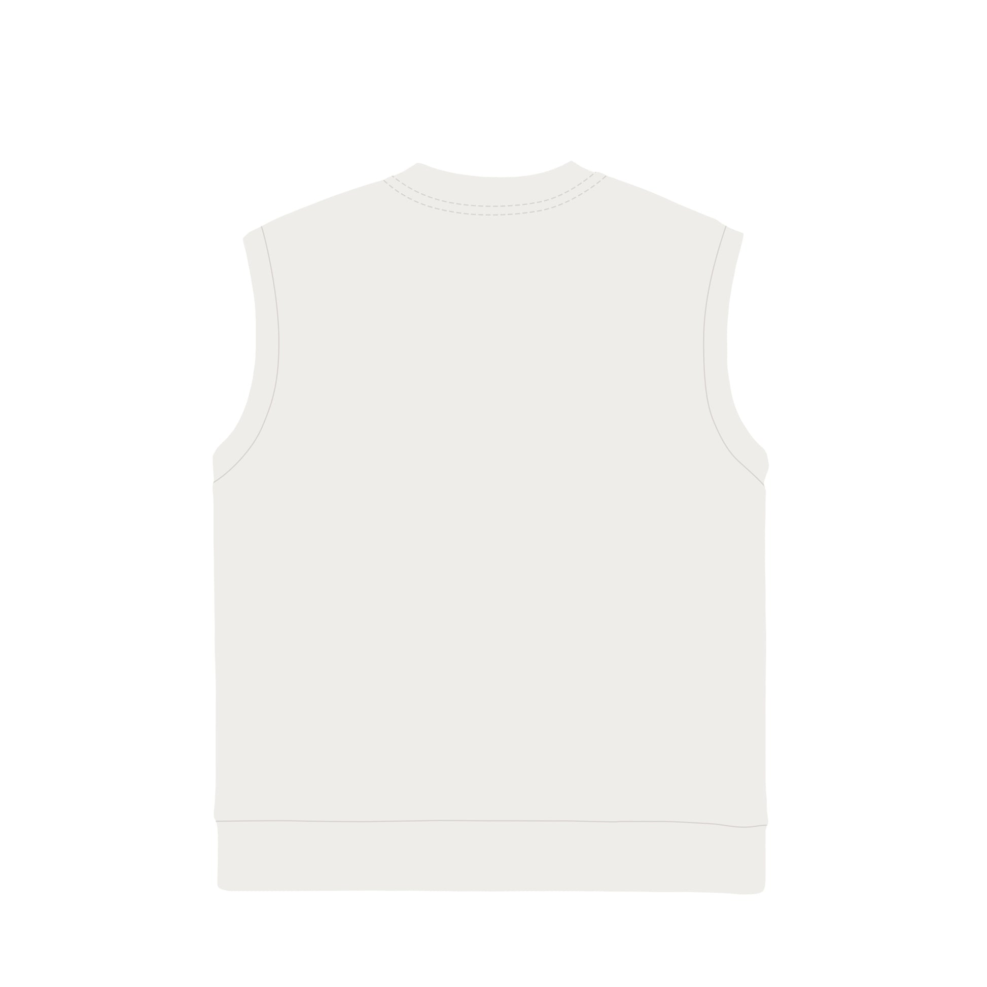 ニットベスト off-white image