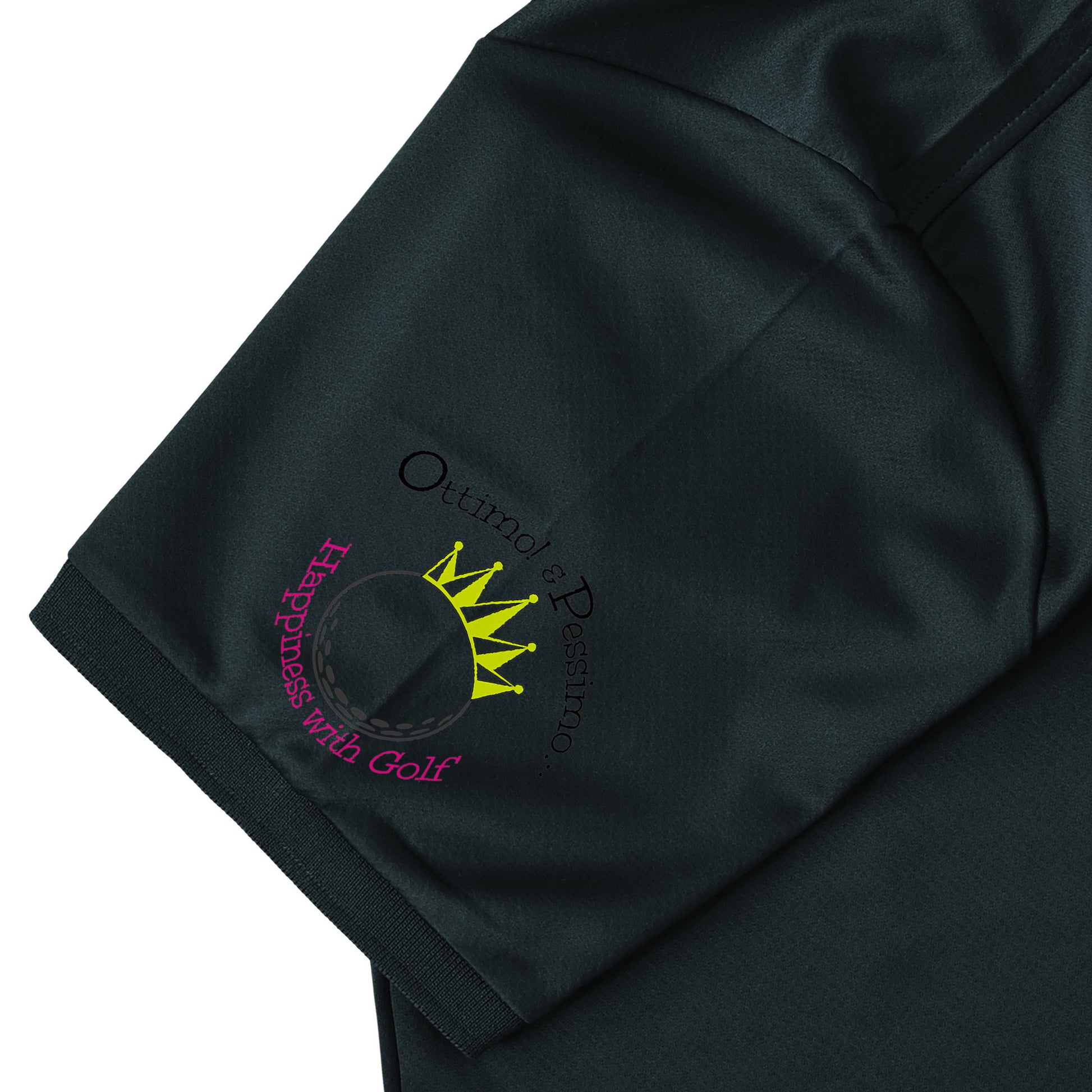 Golf Junky ドライポロ black image