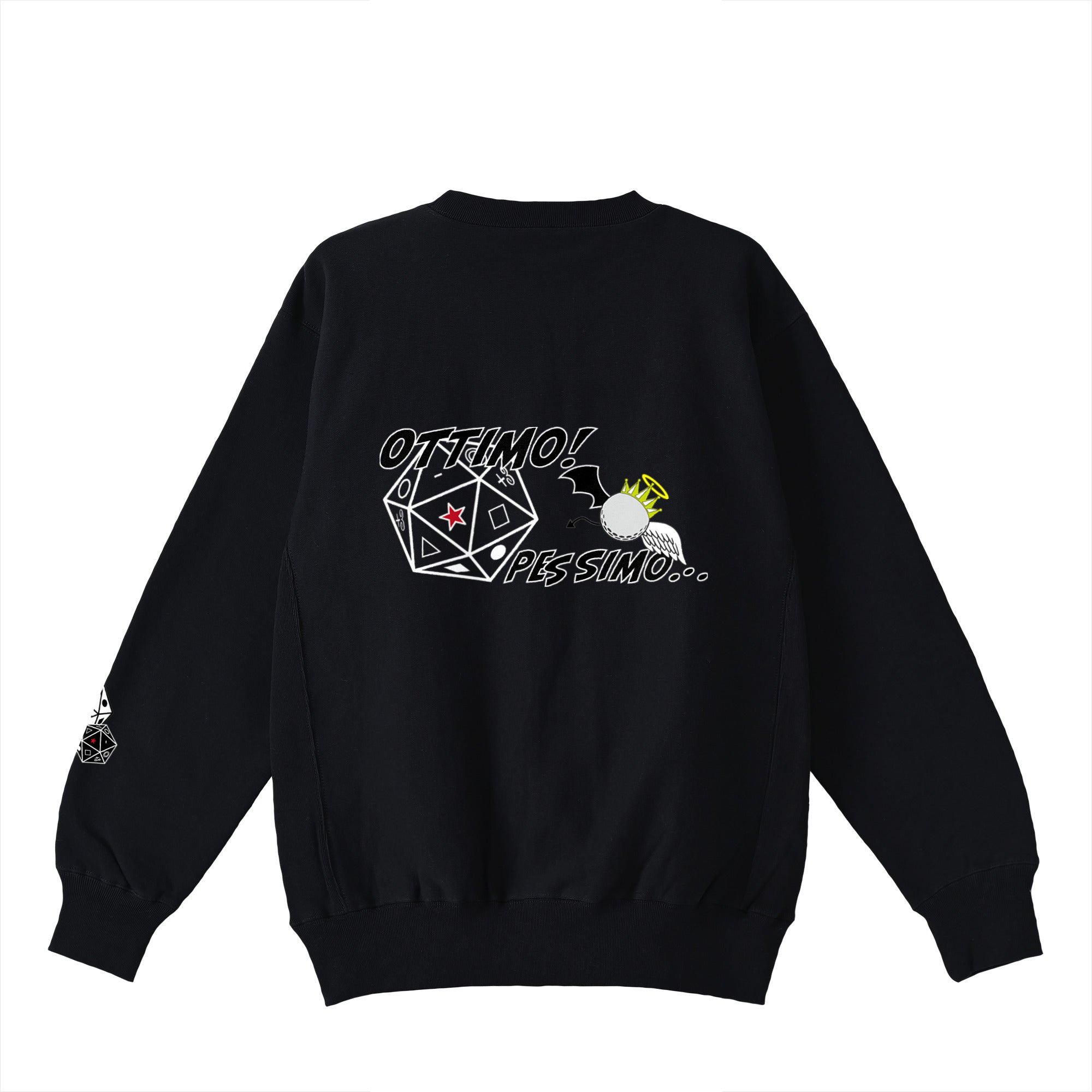 厚手裏起毛スウェットトレーナー(12oz) black image