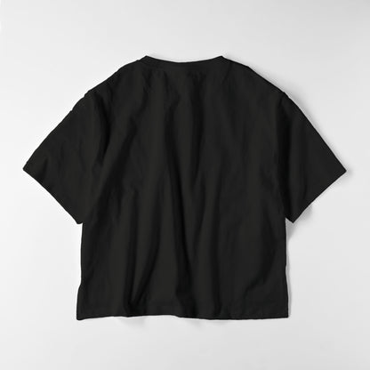 レディースビックシルエットT　フラッグロゴ black image