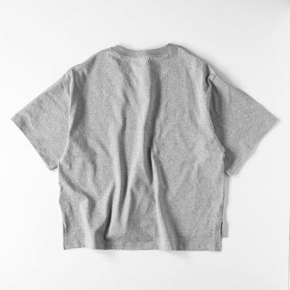 レディースビックシルエットT　フラッグロゴ gray image